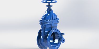 Valvola a saracinesca duttile del ferro dell'alto grado delicatamente messa per il rifornimento idrico/sistema fognario