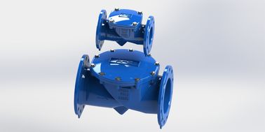 Doppia valvola del controllo delle acque della flangia con il disco di nylon di rinforzo di EPDM