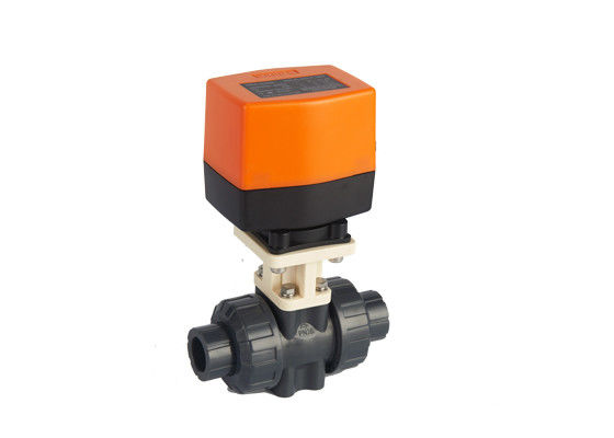 valvola a sfera attivata elettrica DN15 - DN25 di CA 220V per il sistema di HVAC