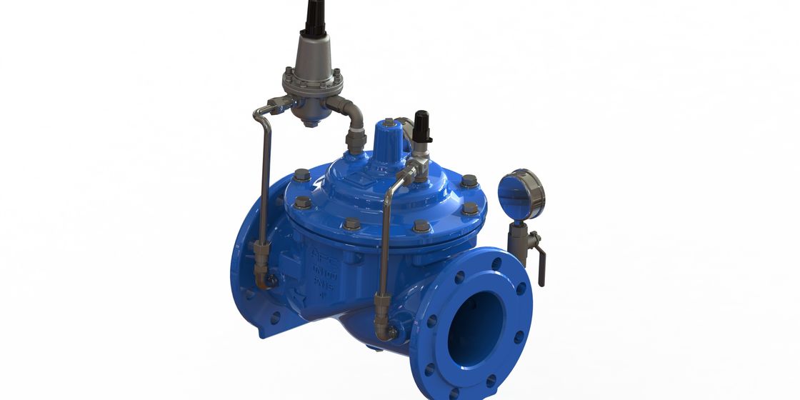 Valvola duttile del regolatore di scorrimento dell'acqua del ferro, valvola di limitazione della pressione robusta