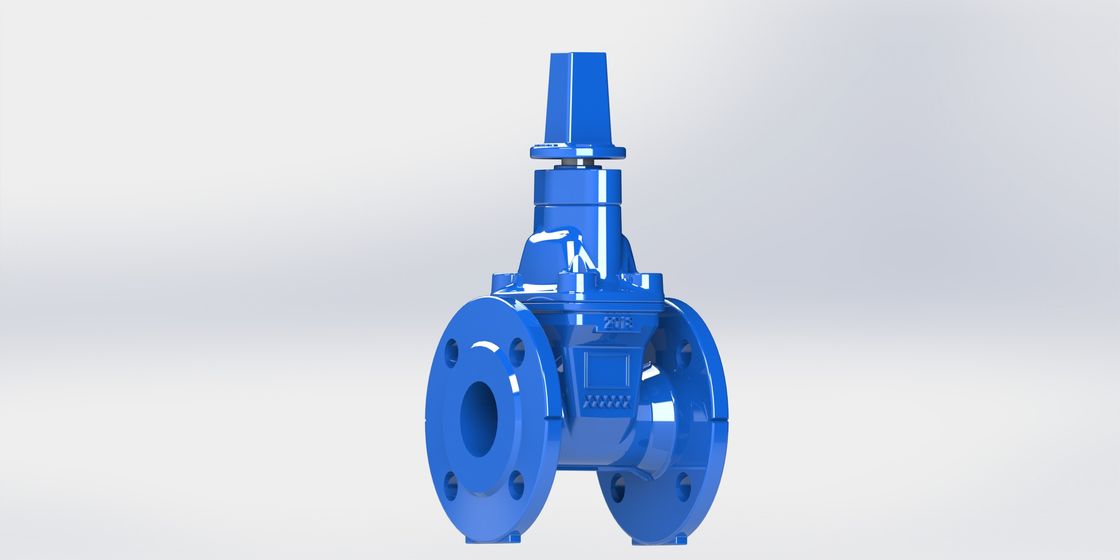 Valvola a saracinesca resistente dell'acqua dell'abrasione, valvola a saracinesca cuneiforme del ferro duttile