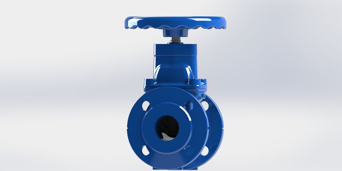 Valvola a saracinesca resistente dell'acqua dell'abrasione, valvola a saracinesca cuneiforme del ferro duttile