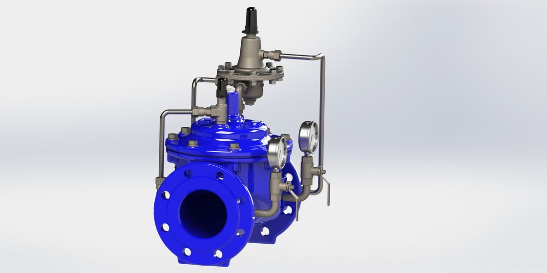 Valvola di limitazione industriale di flusso, valvola di regolazione duttile di scorrimento dell'acqua del ferro