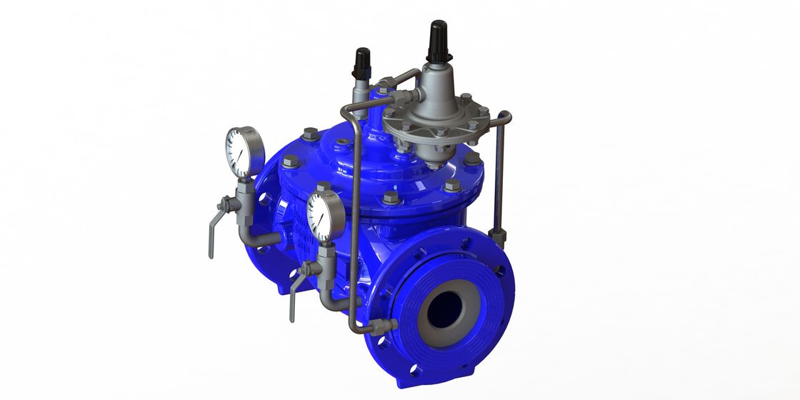 Valvola di limitazione blu di flusso di RAL 5010, flusso accurato Rate Control Valve